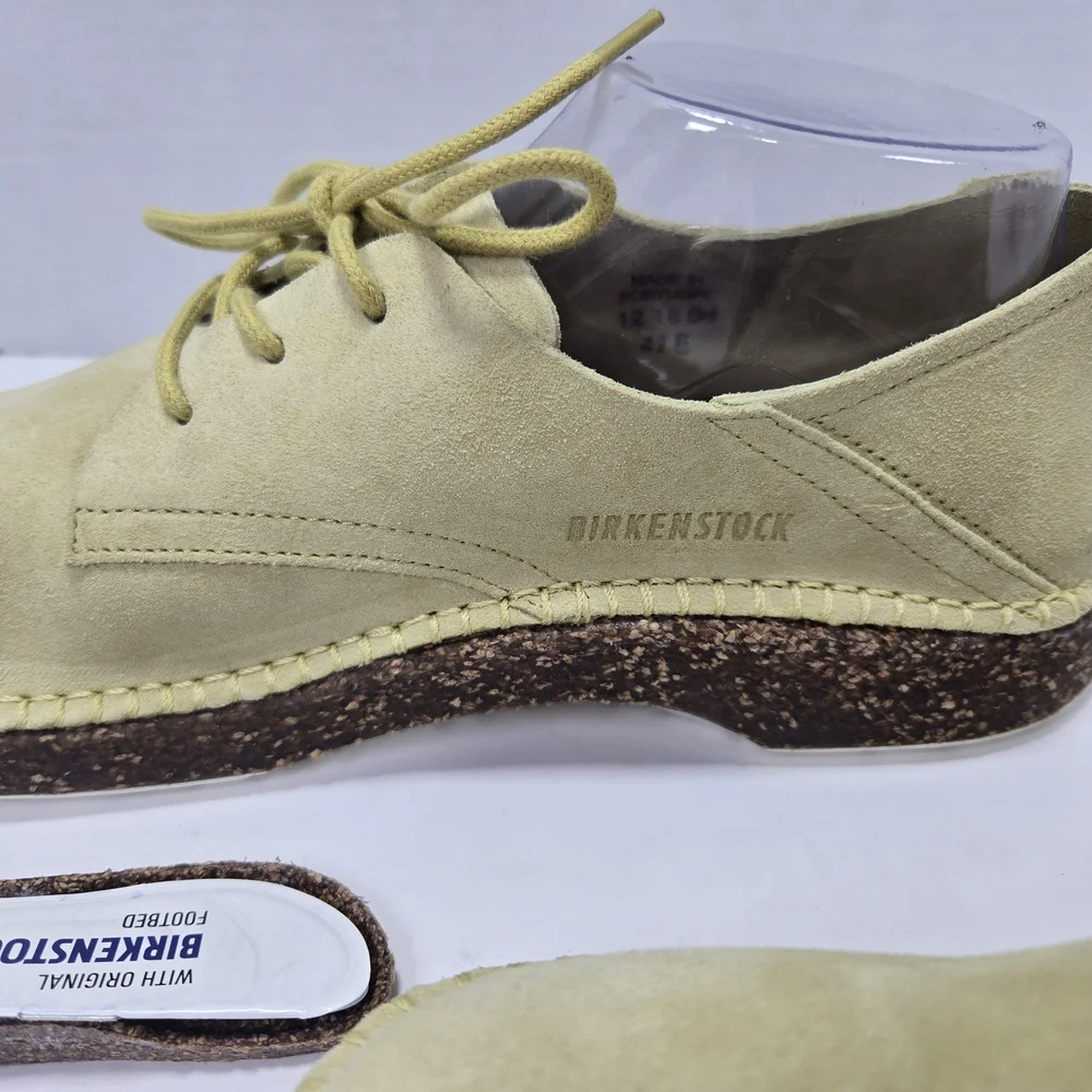 Birkenstock Gary Unisex Popcorn Suede Oxford Style Shoe Size EU 42 narrow M9 W11